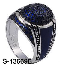 Neueste Modell Fabrik Großhandel 925 Silber Schmuck Ring für Männer (S-13669B)